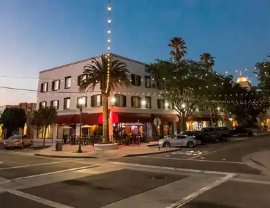 Busy City Square Torrance Ca